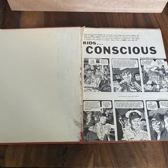 A Golden Trashery of Mad Sid Ceasar Hardcover Mad Magazine 1960 Vintage *READ* - Picture 4 of 9